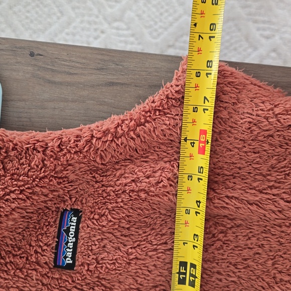 Patagonia Vest Womens M Los Gatos Fleece Deep Pile Faux Fur Full Zip Logo - Picture 10 of 12